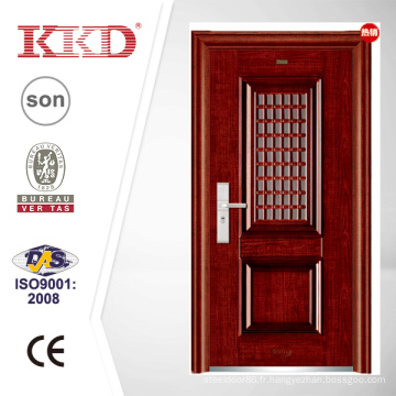 Surface finie porte à porte, porte en acier de sécurité KKJ-706